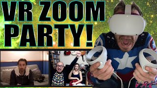 AWESOME VR PARTY games to play over ZOOM with ONE Headset! (+ my COVID Update)
