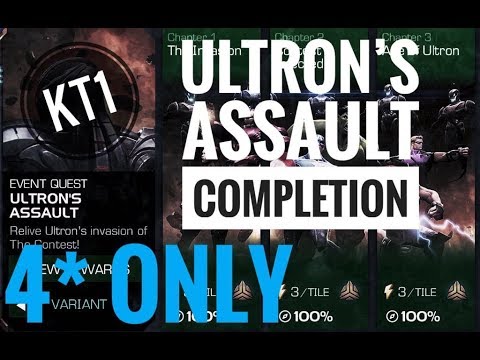 Ultron's Assault Variant - 4* Champions Only - Completion 3.2-3.3 - LETS FINISH THIS!