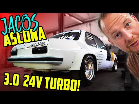 Vorbereitungen für die 1/4 MEILE! - Opel Ascona 3.0 24V TURBO! - Leistung messen!