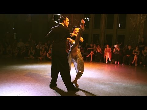  Valeria Maside  and  Anibal Lautaro  are  dancing  at  Antwerpen Tango Festival  in  2016
