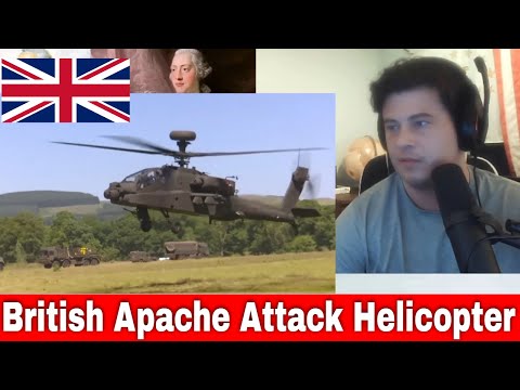 American Reacts NEW Apache E model put through its paces by the British Army