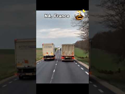 That was way too close! 📏😱🚛💨 @Mrick91230 #truckdriver #lkw #camion #automobile #job #work #ets2