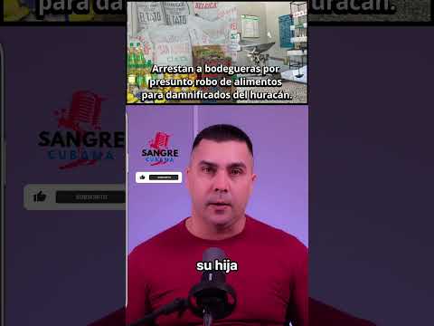 Arrestan a bodegueras por presunto robo de alimentos para damnificados del huracán.