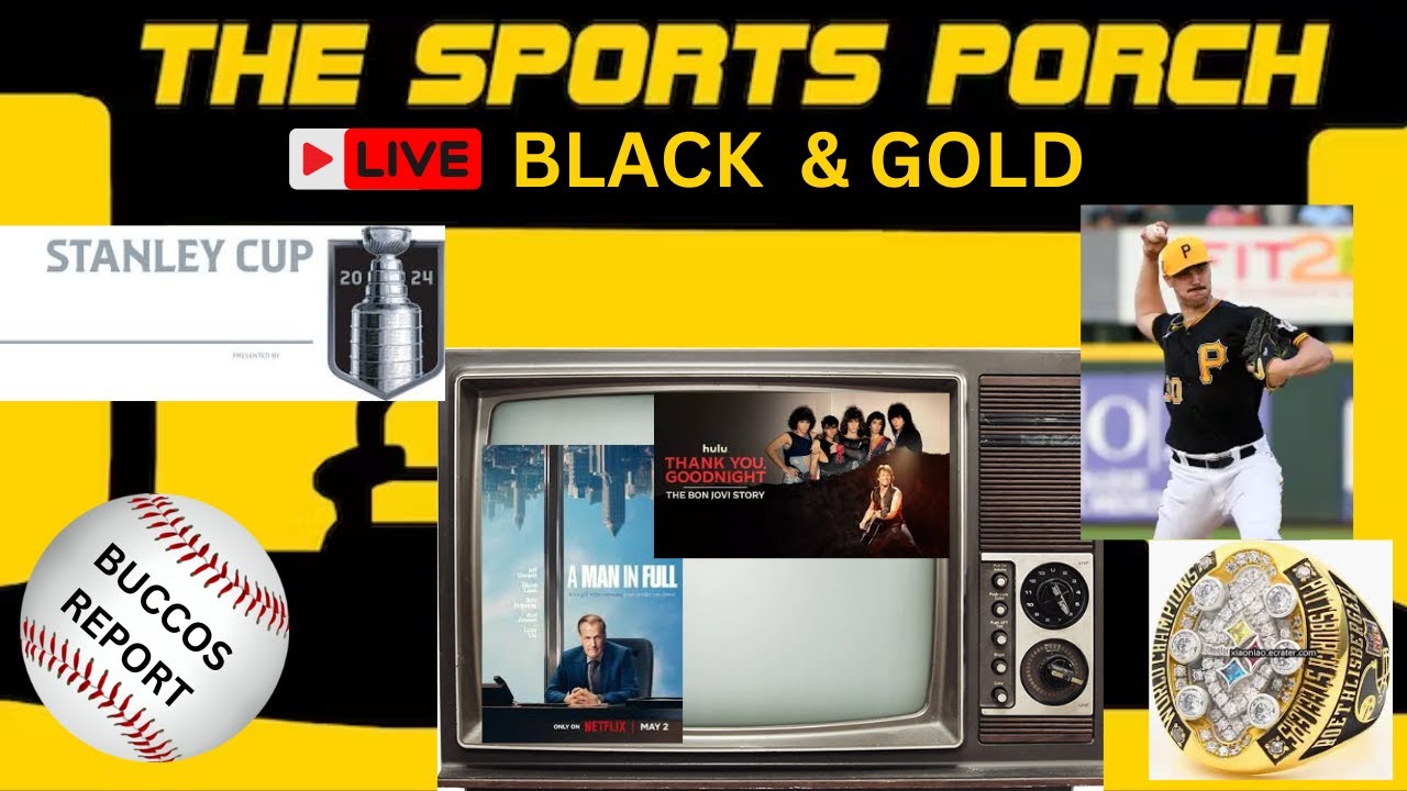 The Porch Black and Gold - Skenes Debut The Steelers, Hockey Jesus and More!
