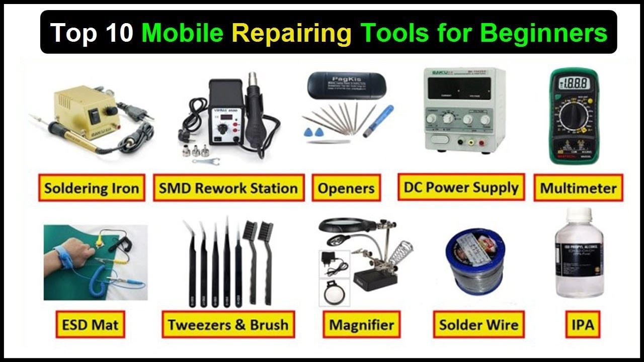 10 Essential Mobile Repair Tools Every Beginner Needs