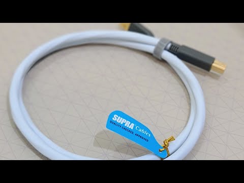 2021 SUPRA Cables USB 2.0 A-B unboxing [4K 60FPS]