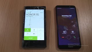 Incoming call & Outgoing call at the Same Time HONOR 9S+Nokia Lumia 1020