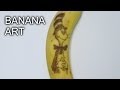 How to Make Banana Oxidation Art/ How to Tattoo a Banana