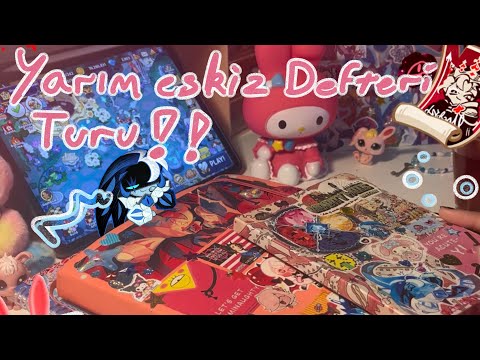 YARIM ESKİZ DEFTERİ TURU (3 defter-)- Sketchbook tour 