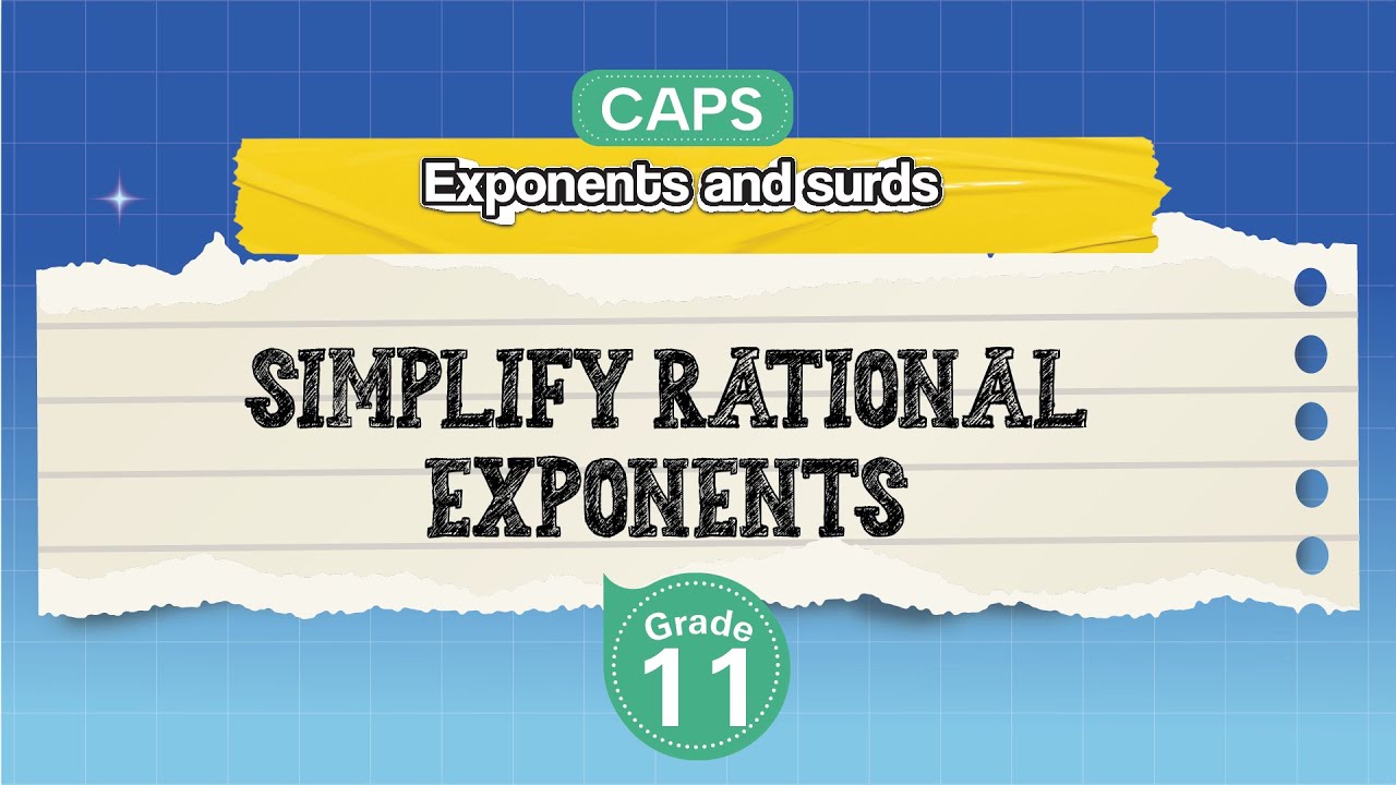 [GRADE 11] Simplify Rational Exponents