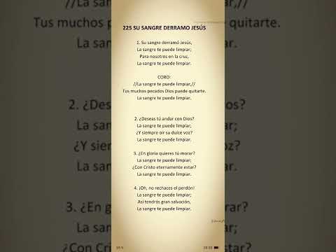 225 SU SANGRE DERRAMÓ JESÚS