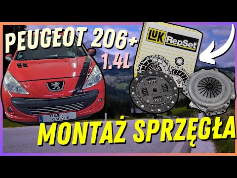 Montaż Sprzęgła ⚙️ Peugeot 206+ | 1.4 Benzyna