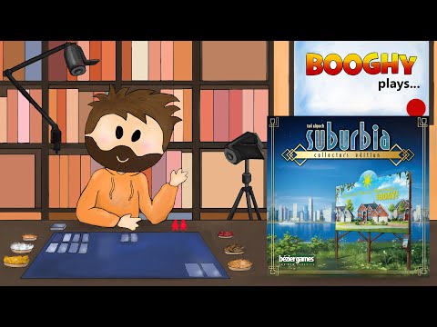 Booghy plays... Suburbia(CE)(2p, Rules, Playthrough, Review)