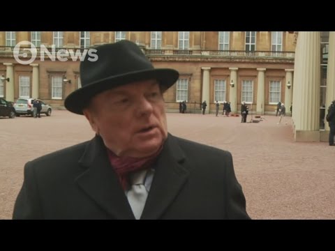 Musician Van Morrison gets knighted at Buckingham Palace