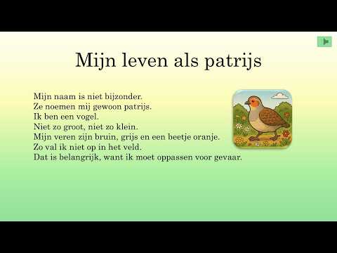 Mijn leven als patrijs