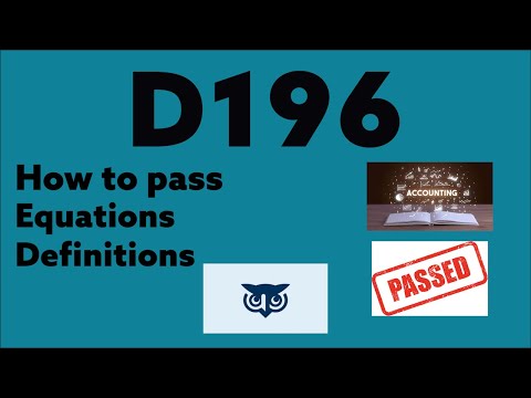 WGU | Principles of Financial and Managerial Accounting | D196