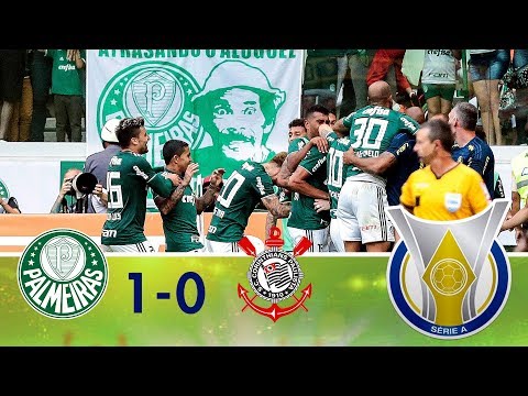 Melhores momentos - Palmeiras 1 x 0 Corinthians - Campeonato Brasileiro (09/09/2018)