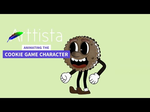 Animating The Cookie Game Character on Arttista | #digitalillustration #2danimation thumbnail