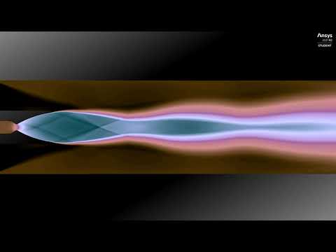 ANSYS CFD Rocket Engine Flow 1000 Times Slower Than Real Time