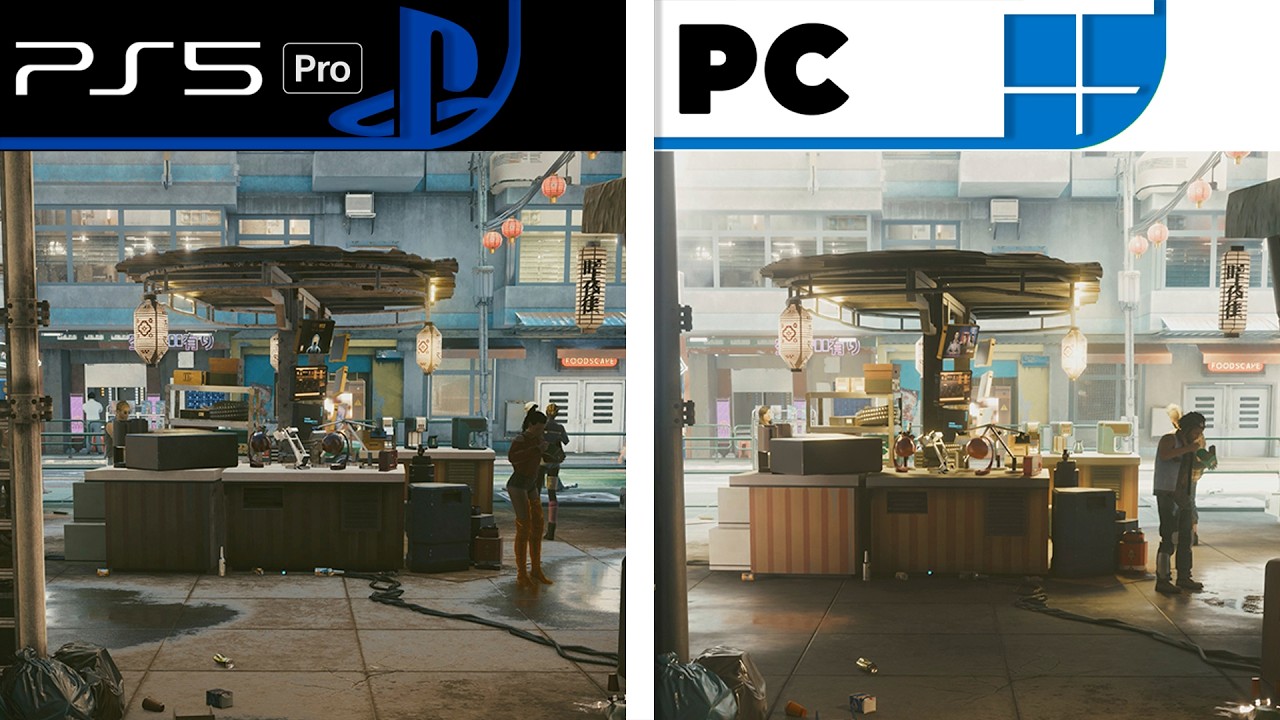 Cyberpunk 2077 | PS5 Pro vs PC | Ray-Tracing Graphics Comparison