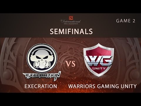 The Internationals 2016 SEA [Semifinals] - Execration vs WG.Unity - Game 2