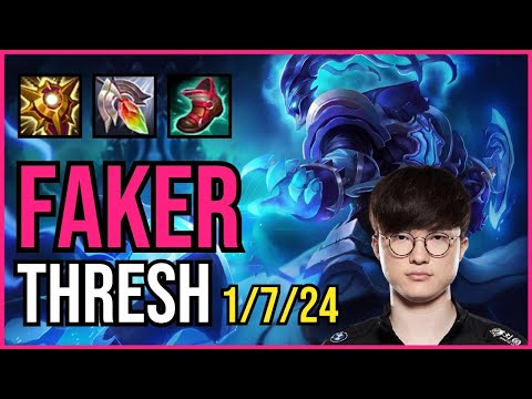 FAKER - THRESH vs. SETT ADC | KR DIAMOND | PATCH 11.1