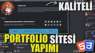 3 DAKİKADA KENDİNE ÖZEL SİTE YAP! | GELİŞTİRİCİLER İÇİN HAKKIMDA SAYFA