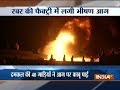 Delhi rubber factory destroyed by fire