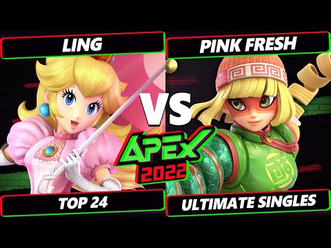 Apex 2022 - Ling (Peach) Vs. Pink Fresh (Min Min) SSBU Ultimate Tournament