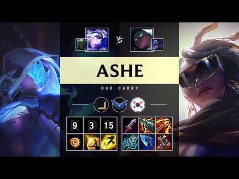 Ashe ADC vs Senna: Godlike - KR Diamond Patch 14.24