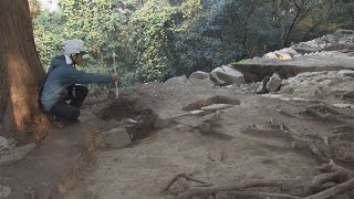 12月3日【びわ湖放送ニュース】安土城跡で新たな謎か　滋賀県の発掘調査で建物の礎石など発見