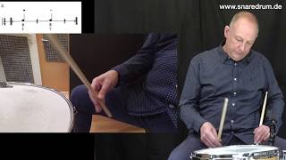 Fingertechniken - Snare Drum Technik 2 - rudiments von Jürgen Peiffer