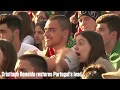 Portugal Fans In Lisbon Celebrate Cr.Ronaldo Goals vs Spain (Total Madness) - America Today