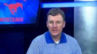 SMU head coach Chad Morris in studio