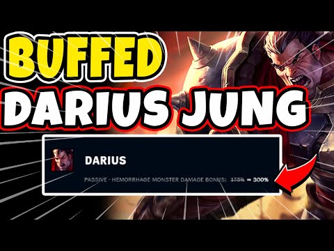 BUFFED Darius Jungle 300% To Monsters?! This Feels SO Strong! - League of Legends