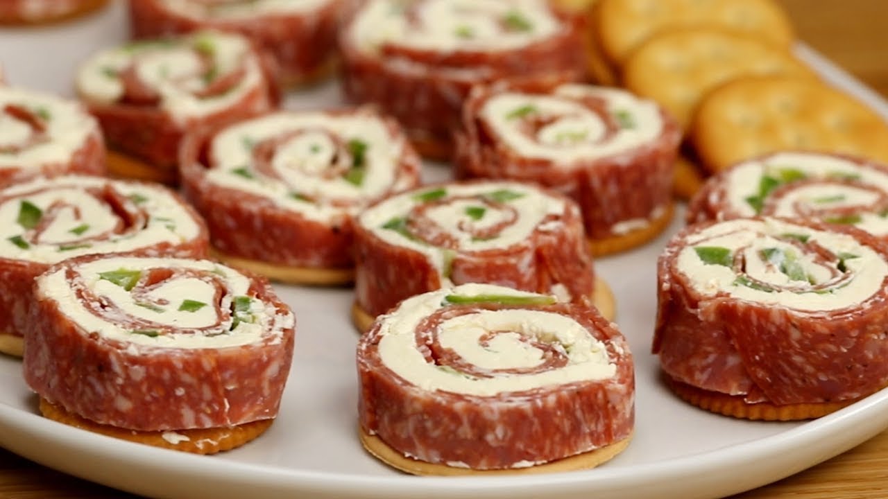 Salami & Cream Cheese Roll-Ups