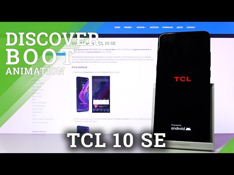 How Boot Animation Looks Like in TCL 10 SE – Welcoming Screen