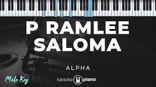 Download lagu P Ramlee Saloma - ALPHA | KARAOKE PIANO - MALE KEY mp3