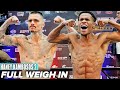 DEVIN HANEY VS GEORGE KAMBOSOS 2 - FULL WEIGH IN SHOW & FACE OFFS