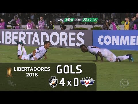 Vasco 4 x 0 Jorge Wilstermann (BOL) - Libertadores 2018 - Globo HD⁶⁰