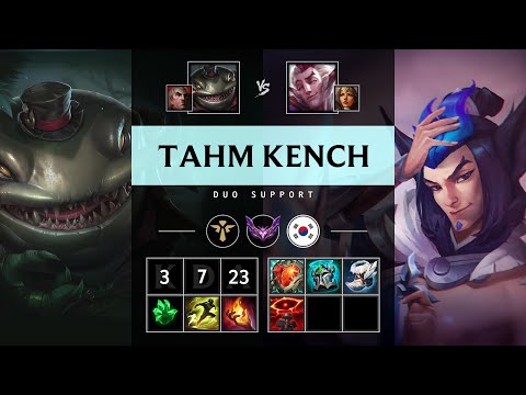 Tahm Kench Support vs Rakan - KR Master Patch 25.14