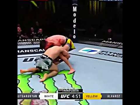 Tsarukyan vs Alvarez  bloodiest UFC fight ever 🥶🔥 #ufc #boxing #knockout #miketyson #mohammadali