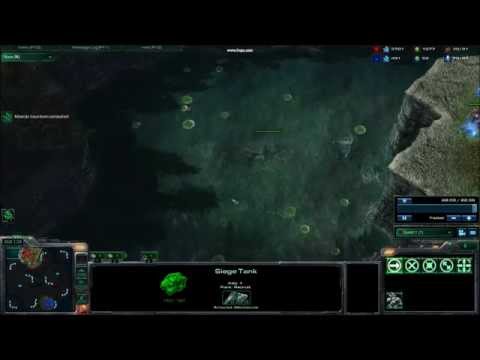 Siege Tank Goes Underwater - StarCraft II
