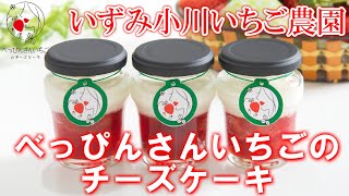 関西最大級のいちご農園が誇る べっぴんさんいちごのチーズケーキ「小川いちご農園」＜商品紹介＞