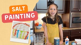 Salt Painting! How to Paint with Salt