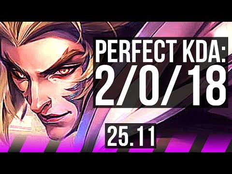 RAKAN & Xayah vs NAMI & Lucian (SUP) | 2/0/18 | KR Diamond | 25.11