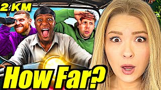 Americans React To SIDEMEN HOW FAR CAN YOU GET IN 24 HOURS