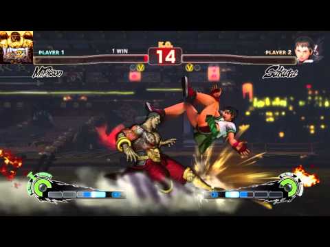 USF4 Celfcool ( Bison ) vs Didier ( Sakura ) FT3