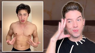 Reacting To "Heated Rivalry" Star Hudson William's Skin Care Routine