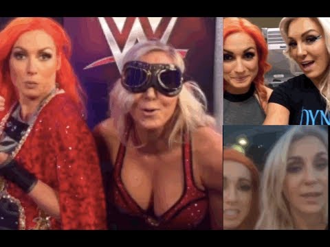 BEST OF WWE's Becky Lynch and Charlotte Flair (PART 1) (FUNNY) (Snapchat & Instagram)